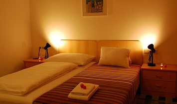 Hinteres Doppelzimmer in den Classic-Ferienwohnung in Matrei in Osttirol